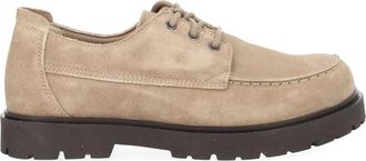 Birkenstock Highwood Moc Lace Low - Heren - Veterschoenen - Beige - 46 EU - Schoenen