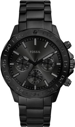Fossil Bannon Three-Hand Quartz Bracelet Watch, 45mm in Black at Nordstrom Rack