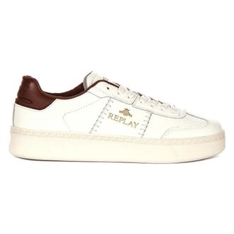 Replay Playme Heat Leather Trainers - male - Replay - Sneakers - White - 10 UK - Shoes