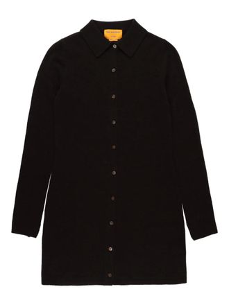 Guest In Residence Showtime buttoned shirt mini dress - Brown