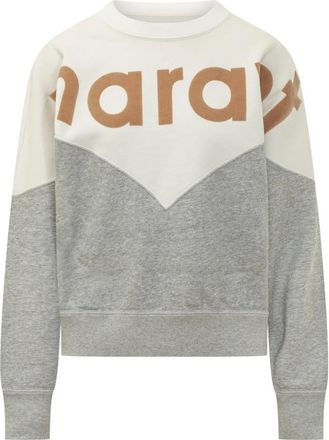 Isabel Marant Houston GZ Sweatshirt - Dames - Sweatshirts - Grijs - S - Katoen - Hoodies & sweatvesten