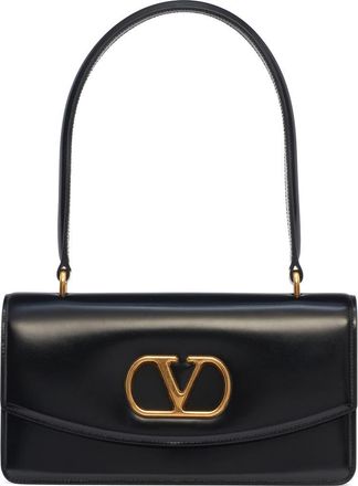 Valentino Garavani Vain Leather Shoulder Bag in Nero at Nordstrom