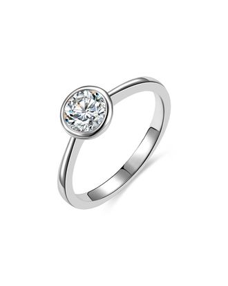 Rachel Glauber Plated Cz Ring