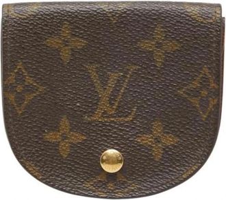 Louis Vuitton Pre-owned Coin Case - Dames - Vintage Accessoires - Bruin - ONE Size - Leer - Vintage