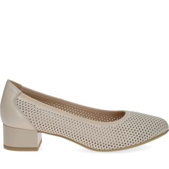 Caprice Elegante Beige Zakelijke Schoenen - Dames - Pumps - Beige - 41 EU - Schoenen