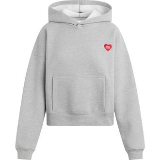 Favorite Daughter Heart Logo Hoodie in Heather Grey at Nordstrom, Size X-Small
