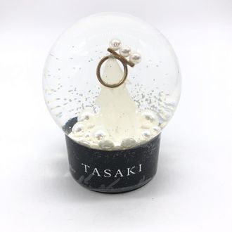 Tasaki Snow Globe With Tasaki Pearl Womens Ring (Pre-Owned)