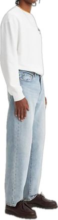 Levi's 568 Loose Straight Jeans In Baby Blue
