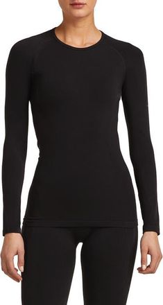 Icebreaker 260 ZoneKnit Seamless Merino Wool Shirt in Black at Nordstrom, Size X-Large
