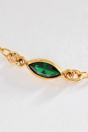 Set & Stones Marquise Birthstone Bracelet