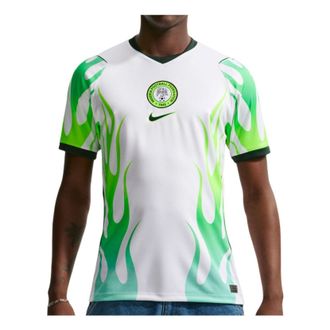 Nike Nigeria 2026 Stadium Away Dri-FIT Replica Jersey White Green Glow Black IB5376-100