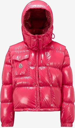 Moncler Wandelbare Daunenjacke aus Ripstop Moncler Karakorum