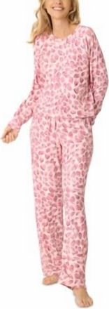 PJ Salvage Womens Full Of Love Pajama Set In Multi