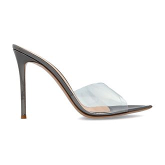 Gianvito Rossi Hakmuiltjes Elle - Dames - Muiltjes - Grijs - 35 EU - Leer - Schoenen