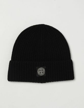 Stone Island Cappello Stone Island in lana vergine a coste