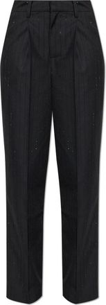 Zadig&Voltaire Puros Broeken - Dames - Straight fit broeken - Zwart - XS - Wol - Broeken