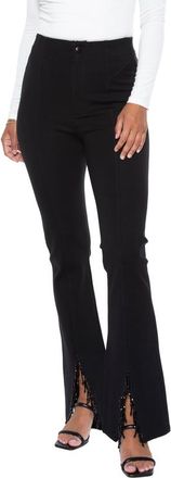 Blue Revival Ooh La La Ponte Bootcut Pants with Beading in Black at Nordstrom, Size 28