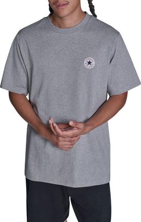 Converse Chuck Taylor All Star Classic Patch T-Shirt in Vintage Grey Heather at Nordstrom, Size X-Large