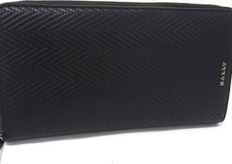 Bally Leather Long Wallet (Bi-Fold) (Pre-Owned)