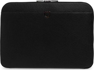 Ferragamo Gancini Document Holder - Heren - Laptoptassen - Zwart - ONE Size - Leer - Tassen