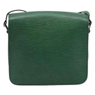 Louis Vuitton Pre-owned Vintage Cross Body Bag - Dames - Pre-owned - Groen - Maat: ONE Size Leer