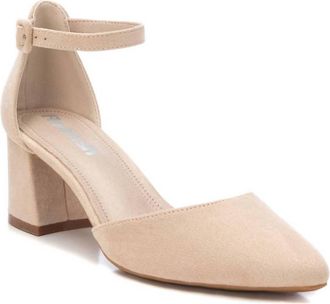 Xti Womens 17183204 Refresh Heeled Shoe In Beige