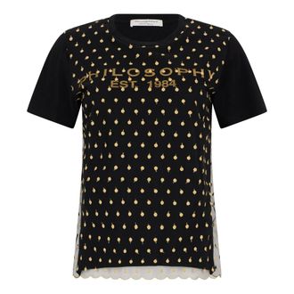 Philosophy di Lorenzo Serafini T-Shirts, female, Black, S, T-Shirt With Logo