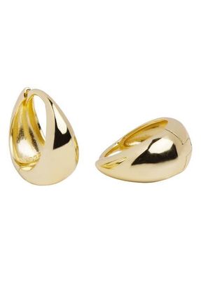 Argento Vivo Chubby Huggie Hoop Earrings in Gold at Nordstrom