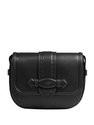 Lancel Sienna flap-detail leather bag - Black