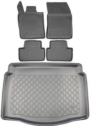 OEM Ds4 Ds4 Hatchback A Partir De 2021 Set - Alfombrillas Para Coche + Alfombrilla Para Maletero
