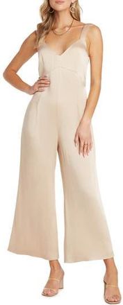 Matty M Jess Satin Jumpsuit in Rose at Nordstrom Rack, Size X-Small