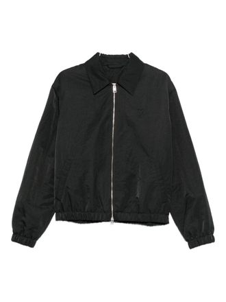 Ami Point Collar Black Jacket
