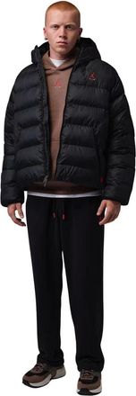Nike Jordan Brooklyn Puffer Jas - Heren - Sport - Zwart - Maat: L Leer
