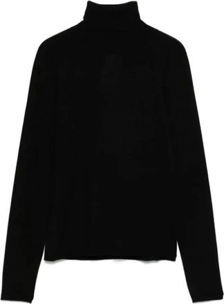 Max Mara Cashmere Knitwear, female, Black, Size: L Luxurious Cashmere Knitwear in Color 002