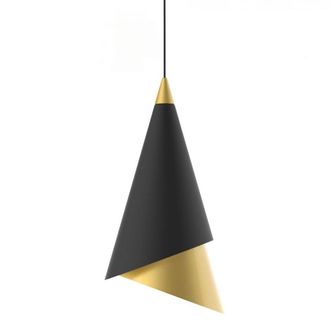 Netlighting Modern LED Hanging Pendant Black Gold Warm White 3000K 469lm