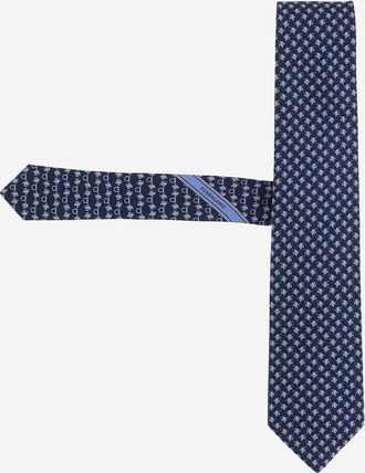 Ferragamo zijden stropdas met patroonontwerp