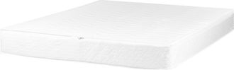 Beliani Beliani - Funda De Colch&oacute;n Para Cama De Agua De Algod&oacute;n Blanco 160 X 200 Cm Pure