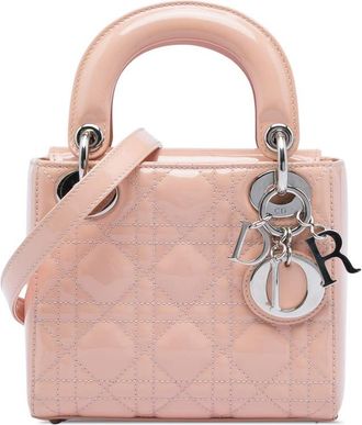 Dior Pre-owned Dior Mini Patent Cannage Lady Dior Ladies 4SCK7QJ8QTIZQ9E7