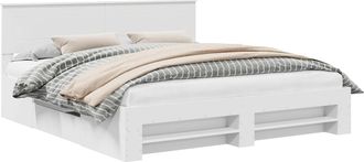 vidaXL Estructura De Cama 180 X 200 Cm Madera De Ingenier&iacute;a Vidaxl