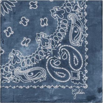 Golden Goose Golden Foulard Paisley Print Silk