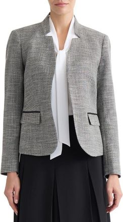 Kasper Tweed Jacket in Black/vanilla Ice at Nordstrom, Size X-Small