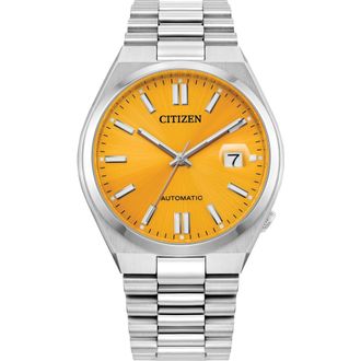Citizen TSUYOSA Automatic Bracelet Watch, 40mm in Silver-Tone Yellow at Nordstrom