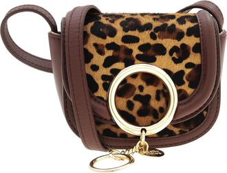 See By Chloé Leopard Print Mara Micro Crossbody Bag
