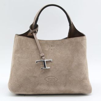Tod's Mocha Suede Tote