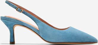 Cole Haan Womens Hansell Slingback Pumps - Medium Blue Size 10.5