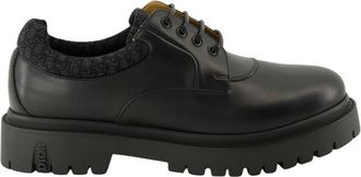 Dior Explorer III Derby Schoen - Heren - Nette schoenen - Zwart - 43 EU - Katoen - Schoenen