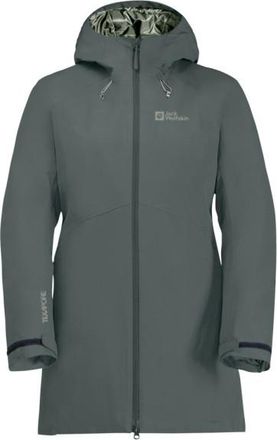 Jack Wolfskin Heidelstein Insulation Jacket Mantel f&uuml;r Damen | grau