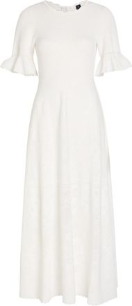 Needle & Thread Scalloped Pointelle-knit Gown - Cream - 18 (UK18 / Xxl)