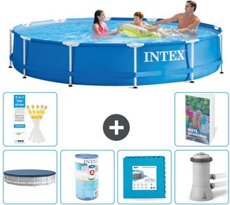 Intex Piscina Con Estructura Redonda - 366x76 Cm - 7-piezas S146