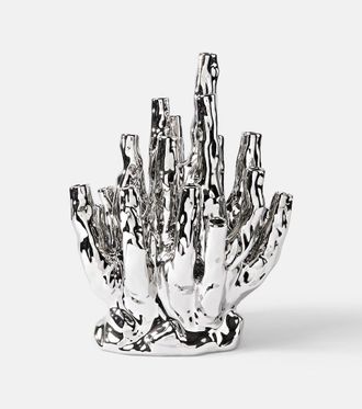 Pols Potten Coral porcelain vase by Norman Trapman